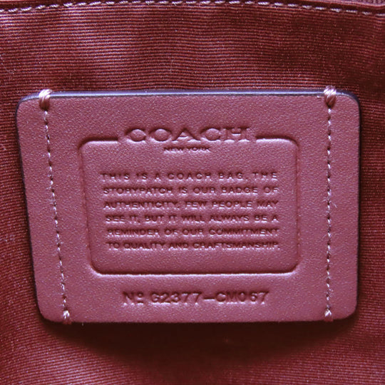 COACH Tote Bag CM067 leather black Women Used Authentic