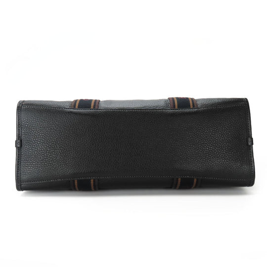 COACH Tote Bag CM067 leather black Women Used Authentic