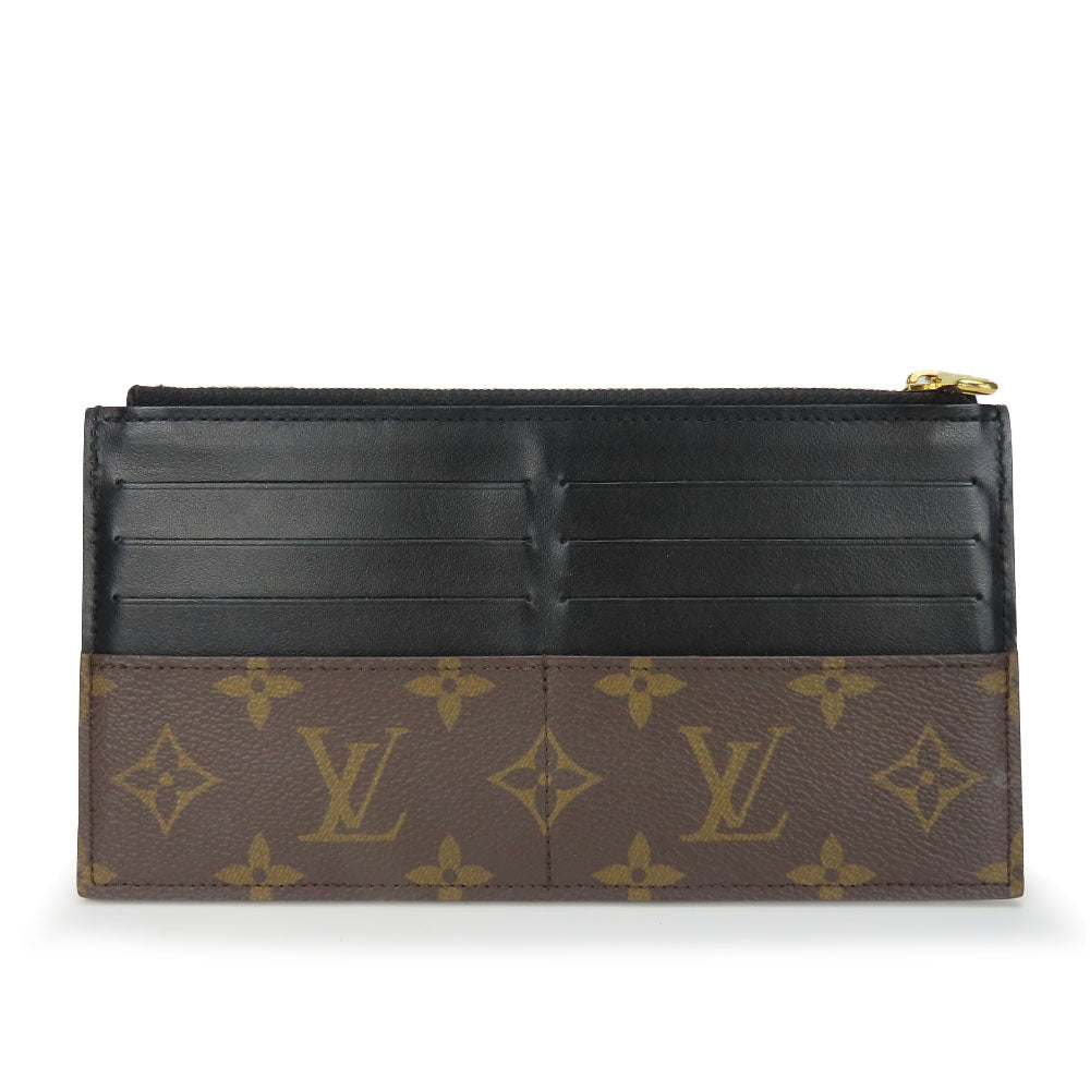 LOUIS VUITTON Long Wallet Purse M80348 Monogram black Slim purse