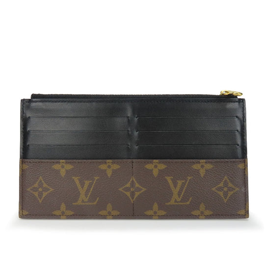 LOUIS VUITTON Long Wallet Purse M80348 Monogram black Slim purse