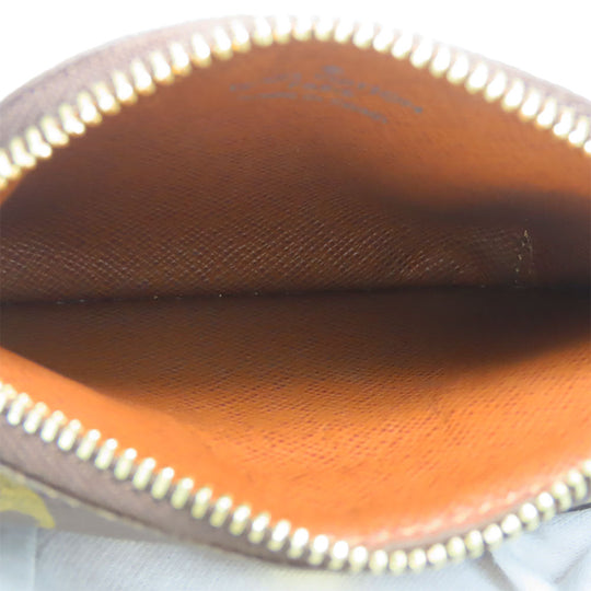 LOUIS VUITTON Coin case M60025 Monogram Brown portomone shilling Women(Unisex) Used Authentic