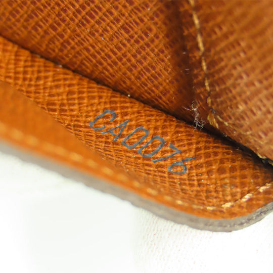 LOUIS VUITTON Coin case M60025 Monogram Brown portomone shilling Women(Unisex) Used Authentic