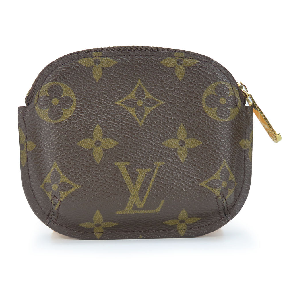 LOUIS VUITTON Coin case M60025 Monogram Brown portomone shilling Women(Unisex) Used Authentic