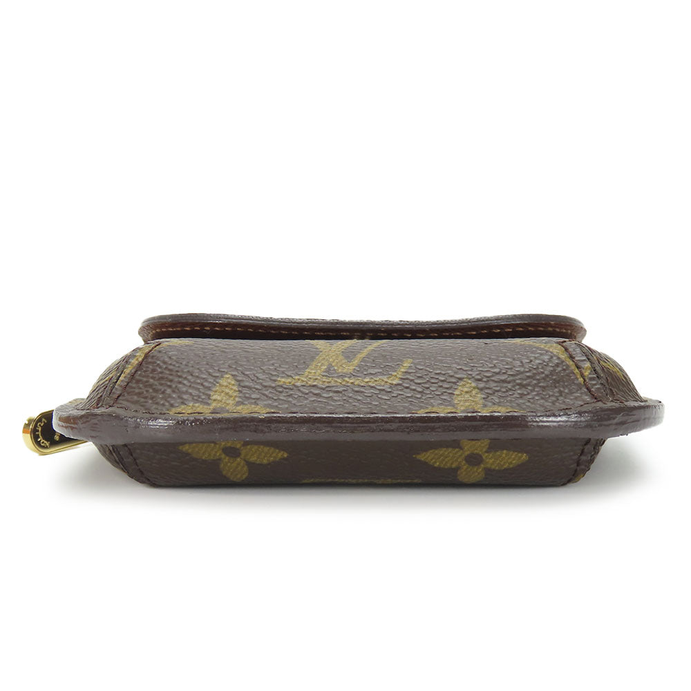 LOUIS VUITTON Coin case M60025 Monogram Brown portomone shilling Women(Unisex) Used Authentic
