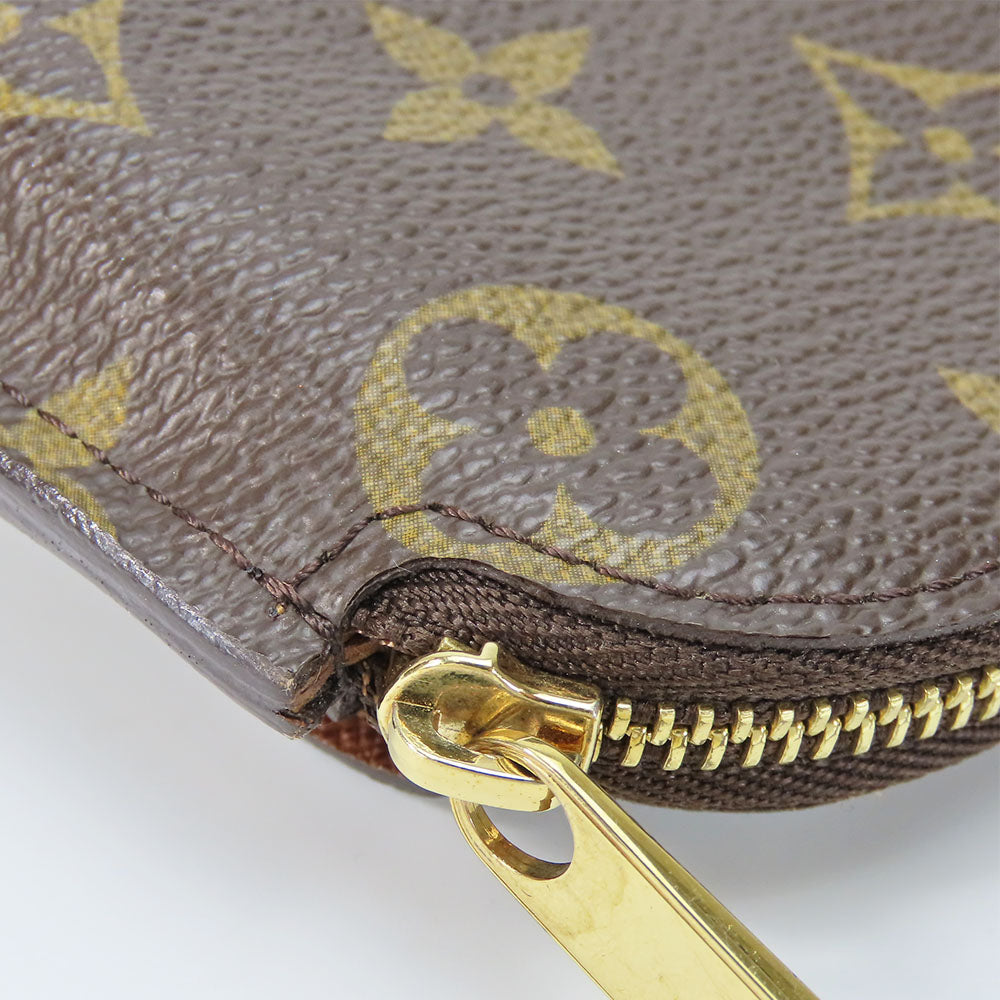 LOUIS VUITTON Coin case M60025 Monogram Brown portomone shilling Women(Unisex) Used Authentic