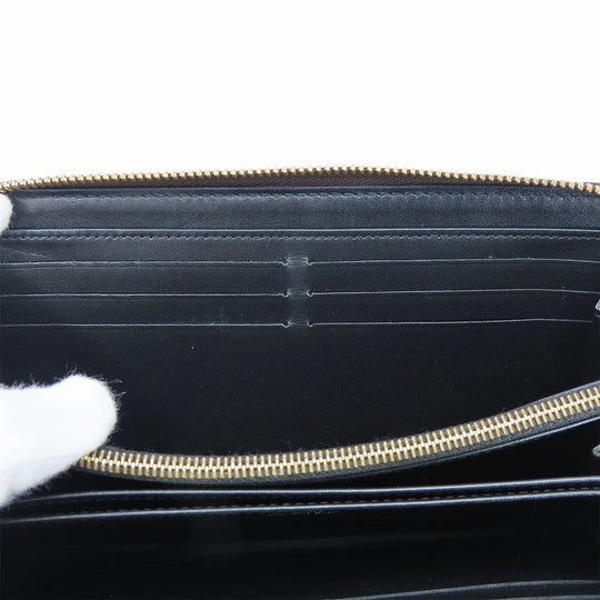 LOUIS VUITTON Long Wallet Purse M69353 Monogram reverse Brown Zippy wallet Women Used Authentic