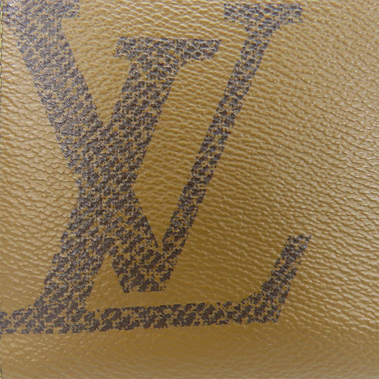LOUIS VUITTON Long Wallet Purse M69353 Monogram reverse Brown Zippy wallet Women Used Authentic