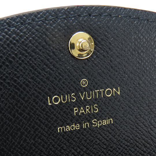 LOUIS VUITTON Bifold Wallet M82333 Monogram reverse Brown Portefeuille Rosalie Women Used Authentic