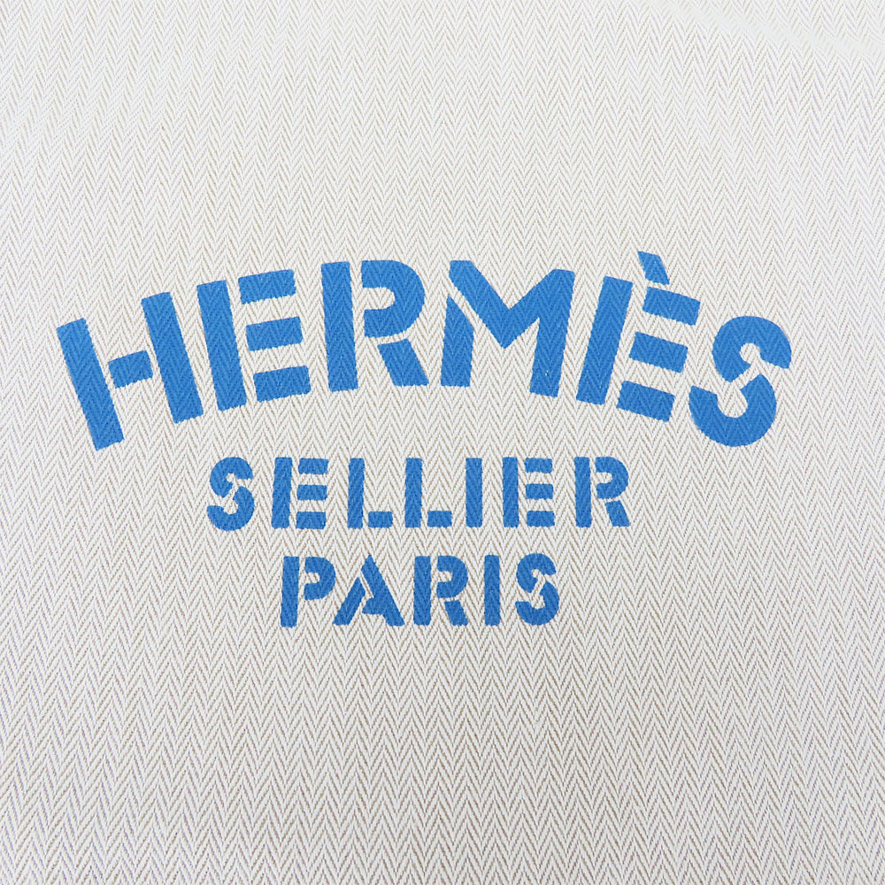 HERMES Shoulder Bag Cotton, Leather beige Alain GM unisex(Unisex) Used Authentic