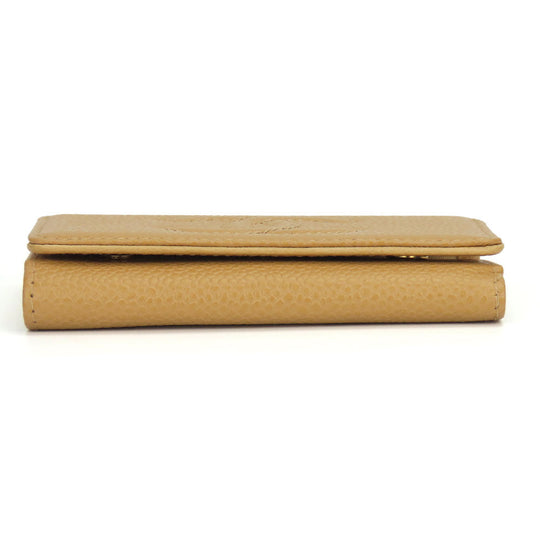 CHANEL Key case Key holder  Caviar skin beige Women Used Authentic
