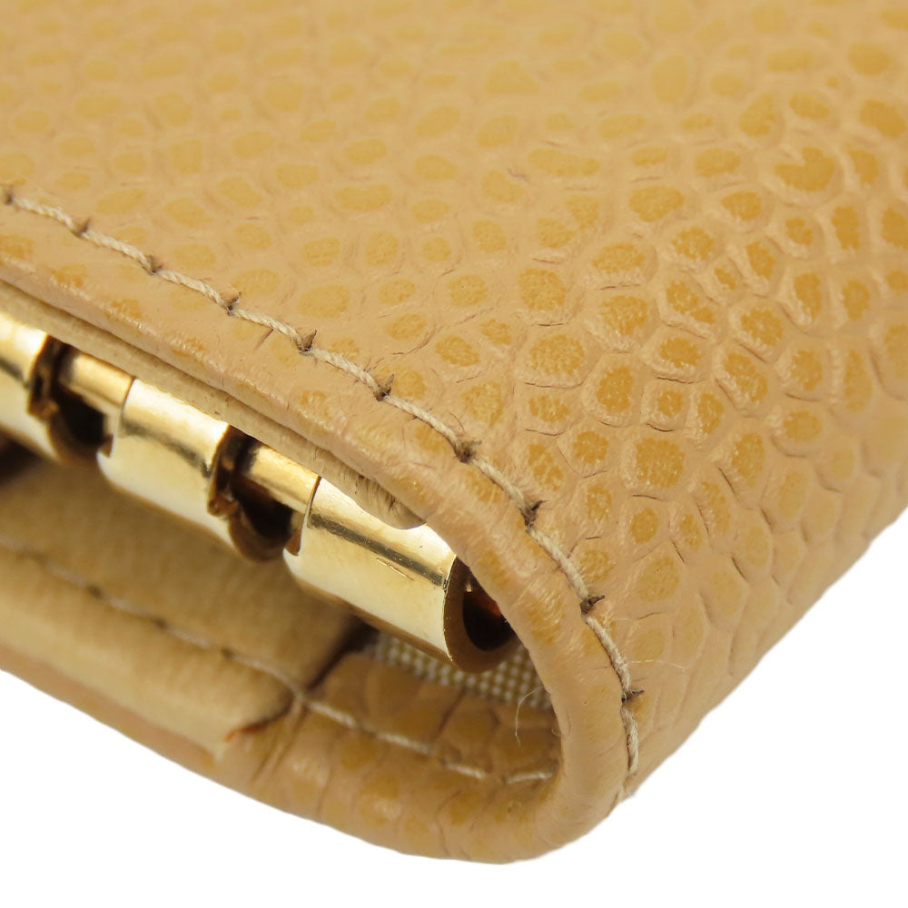 CHANEL Key case Key holder  Caviar skin beige Women Used Authentic