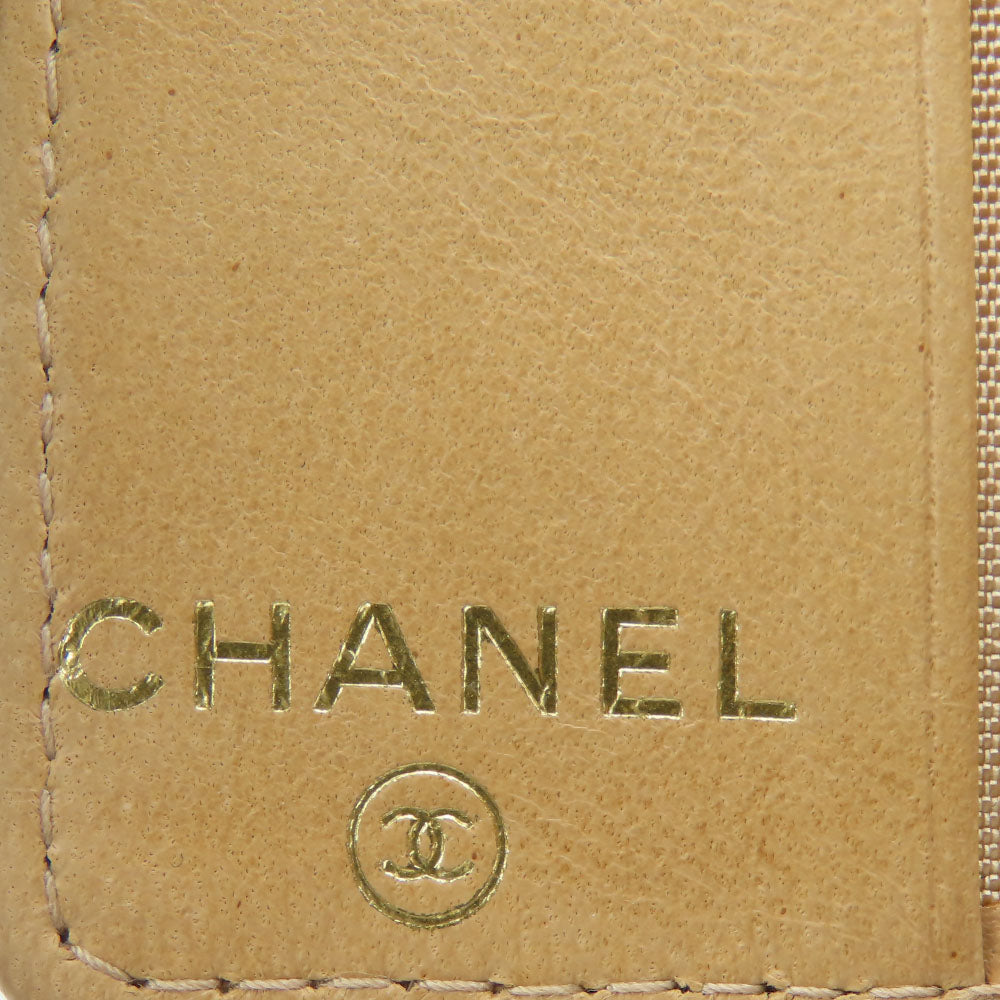 CHANEL Key case Key holder  Caviar skin beige Women Used Authentic