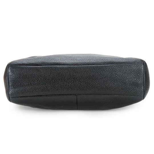 COACH Handbag F59354 leather black Women Used Authentic