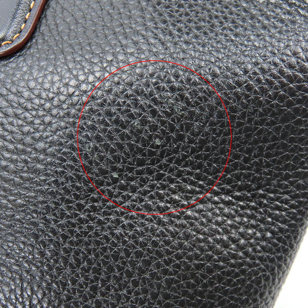 COACH Handbag F59354 leather black Women Used Authentic