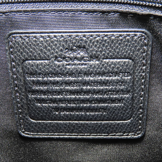 COACH Shoulder Bag F34938 PVC, Leather black Signature Women Used Authentic