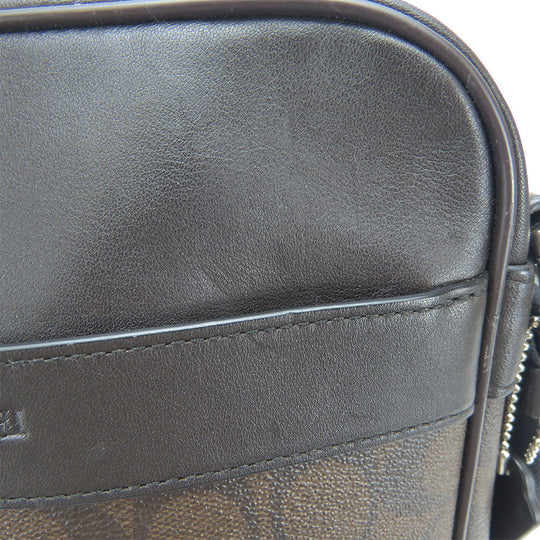 COACH Shoulder Bag F71764 Leather, PVC Brown Women Used Authentic