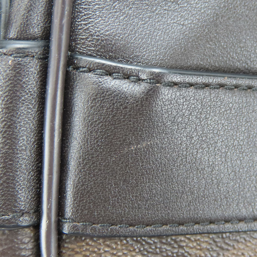 COACH Shoulder Bag F71764 Leather, PVC Brown Women Used Authentic