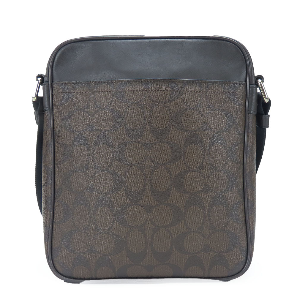 COACH Shoulder Bag F71764 Leather, PVC Brown Women Used Authentic