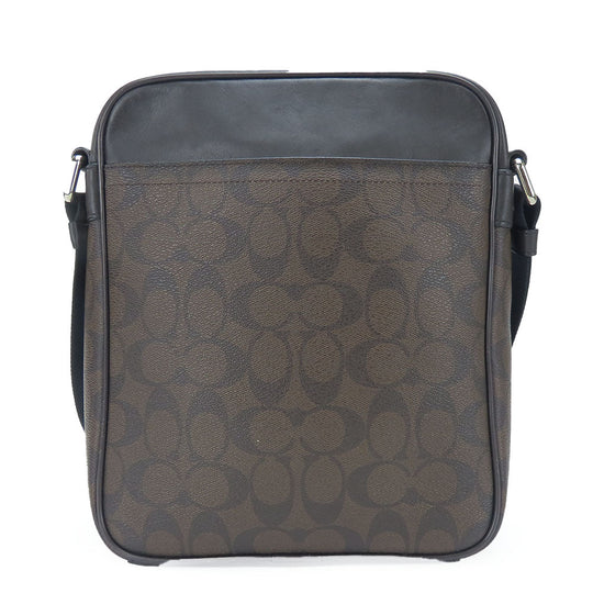 COACH Shoulder Bag F71764 Leather, PVC Brown Women Used Authentic