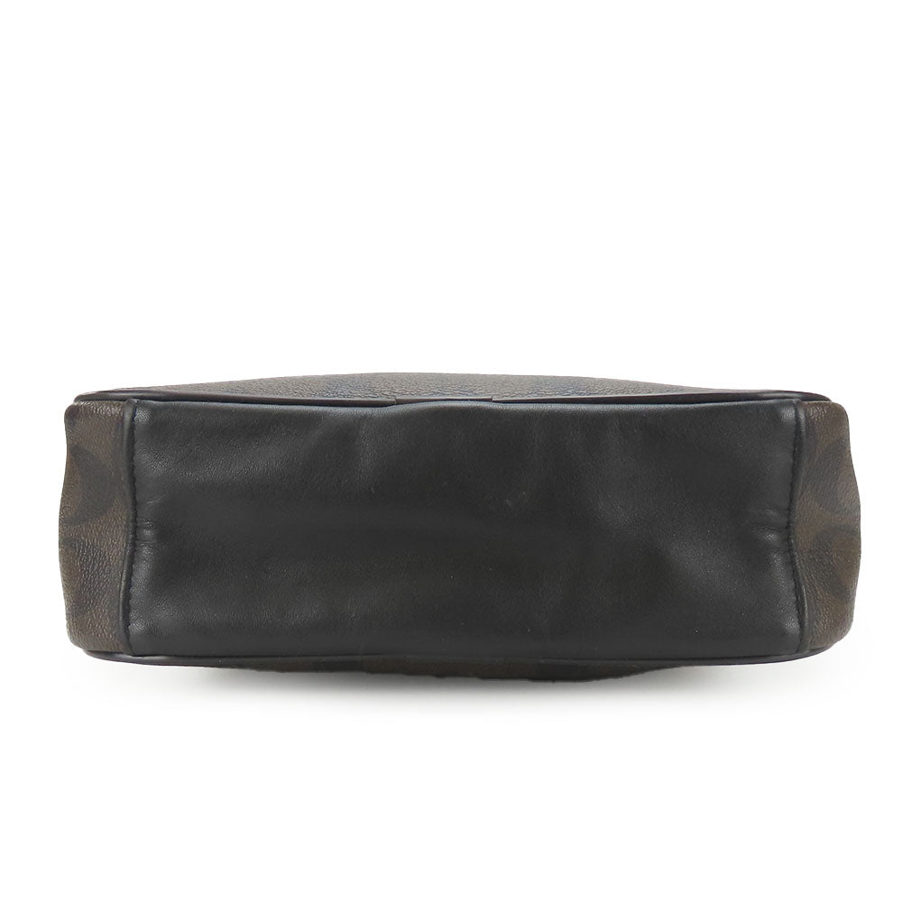 COACH Shoulder Bag F71764 Leather, PVC Brown Women Used Authentic