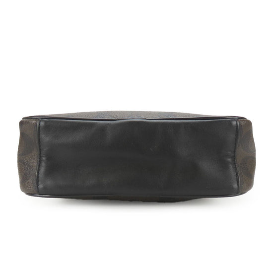 COACH Shoulder Bag F71764 Leather, PVC Brown Women Used Authentic