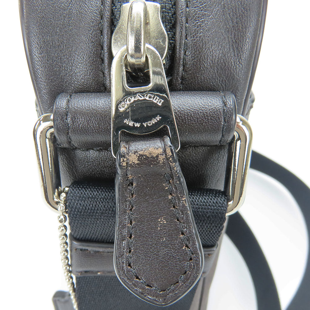 COACH Shoulder Bag F71764 Leather, PVC Brown Women Used Authentic