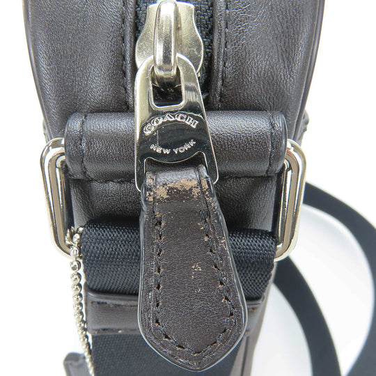 COACH Shoulder Bag F71764 Leather, PVC Brown Women Used Authentic