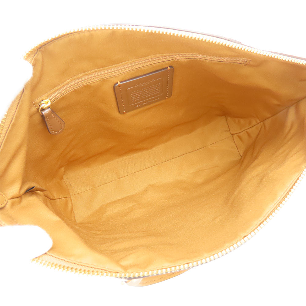 COACH Handbag F79999 Leather, Suede Brown Women Used Authentic