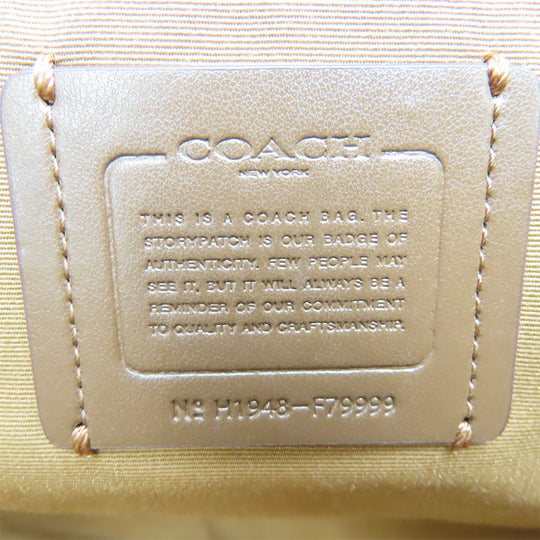 COACH Handbag F79999 Leather, Suede Brown Women Used Authentic