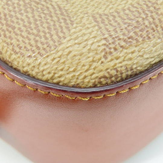 COACH Shoulder Bag 31208 Leather, PVC Brown Camera bag Women Used Authentic