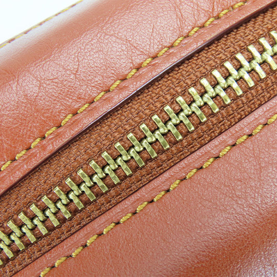 COACH Shoulder Bag 31208 Leather, PVC Brown Camera bag Women Used Authentic