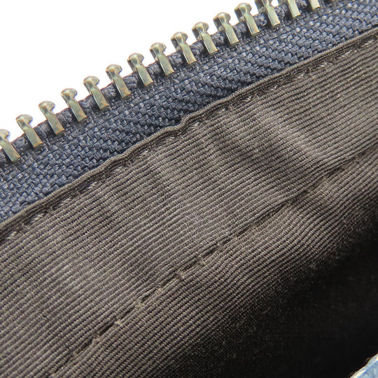 COACH Shoulder Bag CB908 leather Navy mens Used Authentic