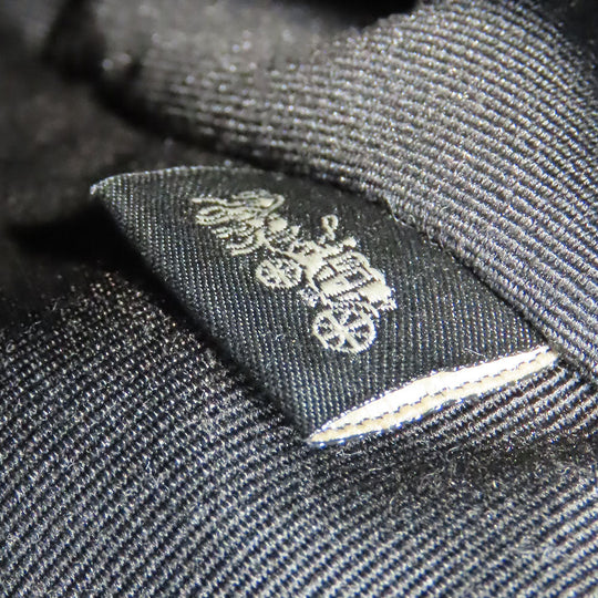 COACH Shoulder Bag CB908 leather Navy mens Used Authentic