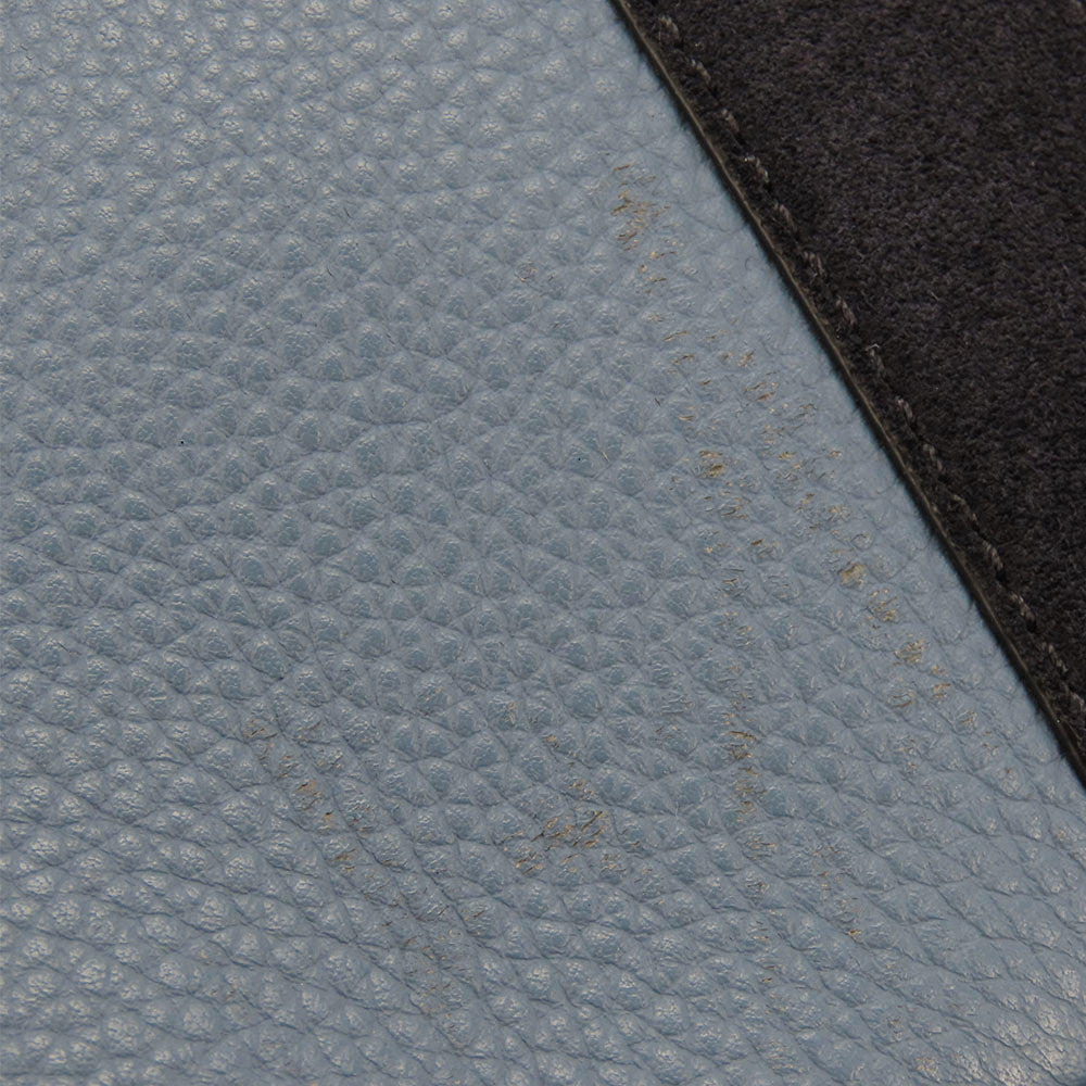 COACH Shoulder Bag CB908 leather Navy mens Used Authentic