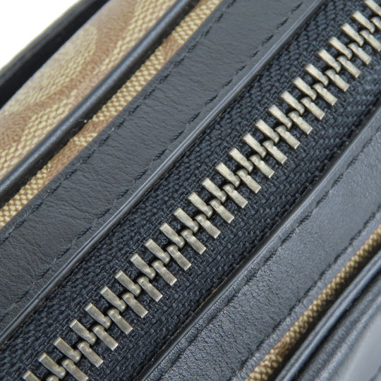 COACH Shoulder Bag F50715 Leather, PVC black unisex(Unisex) Used Authentic