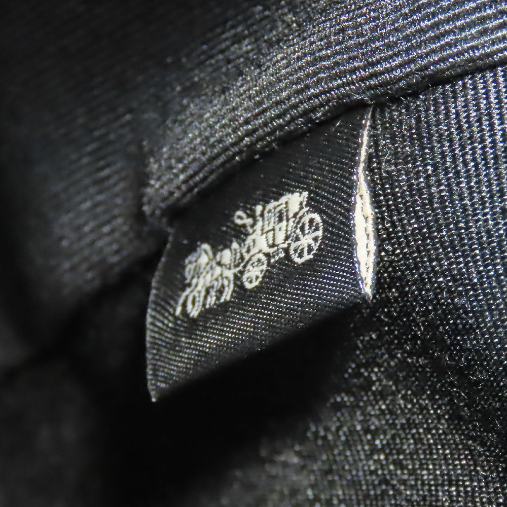 COACH Shoulder Bag F50715 Leather, PVC black unisex(Unisex) Used Authentic