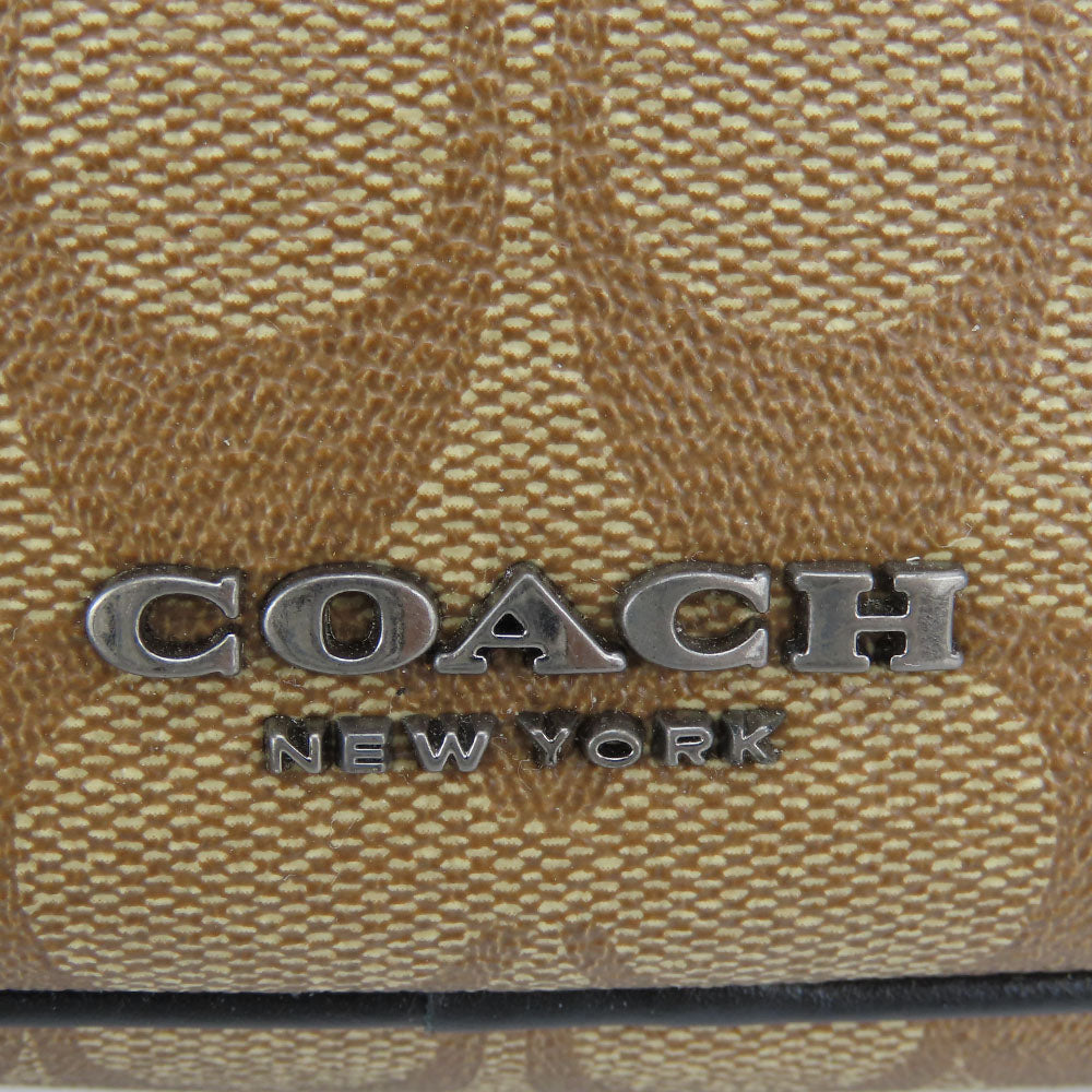 COACH Shoulder Bag F50715 Leather, PVC black unisex(Unisex) Used Authentic