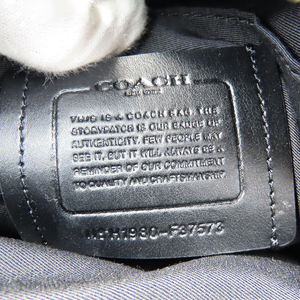 COACH Shoulder Bag F37573 PVC, Leather Brown unisex(Unisex) Used Authentic