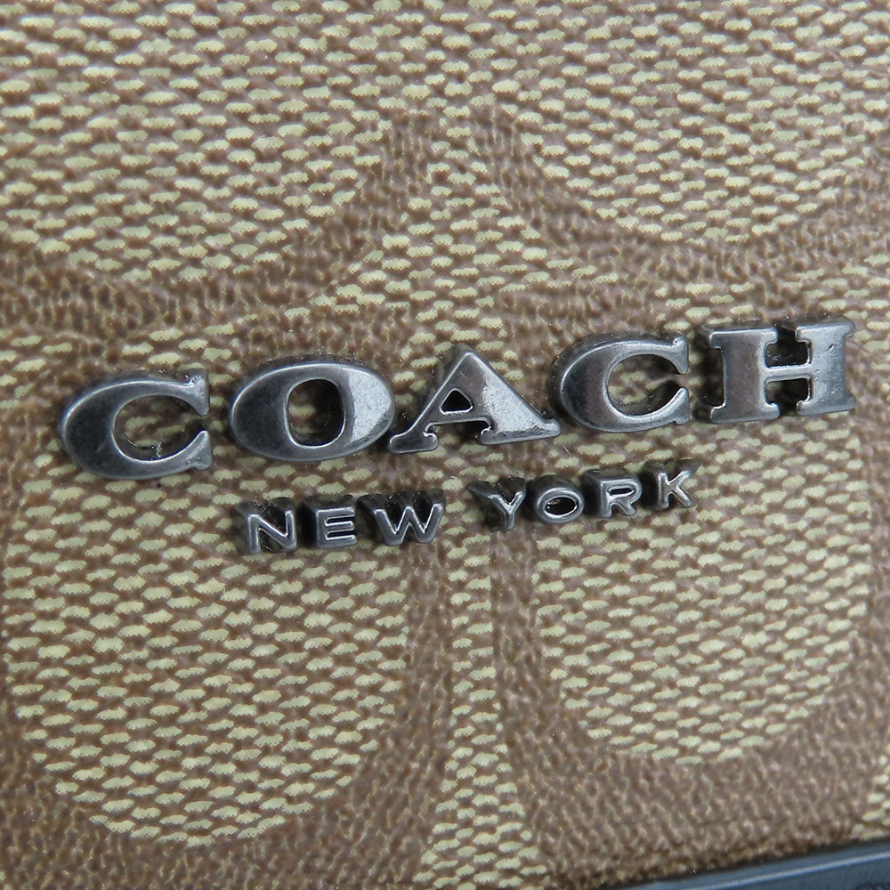 COACH Shoulder Bag F37573 PVC, Leather Brown unisex(Unisex) Used Authentic