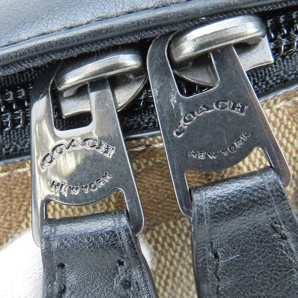 COACH Shoulder Bag F37573 PVC, Leather Brown unisex(Unisex) Used Authentic