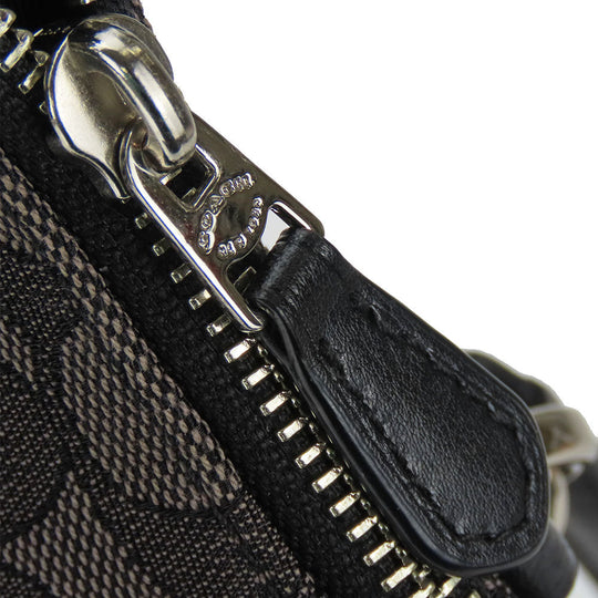 COACH Handbag F58283 canvas black Women Used Authentic