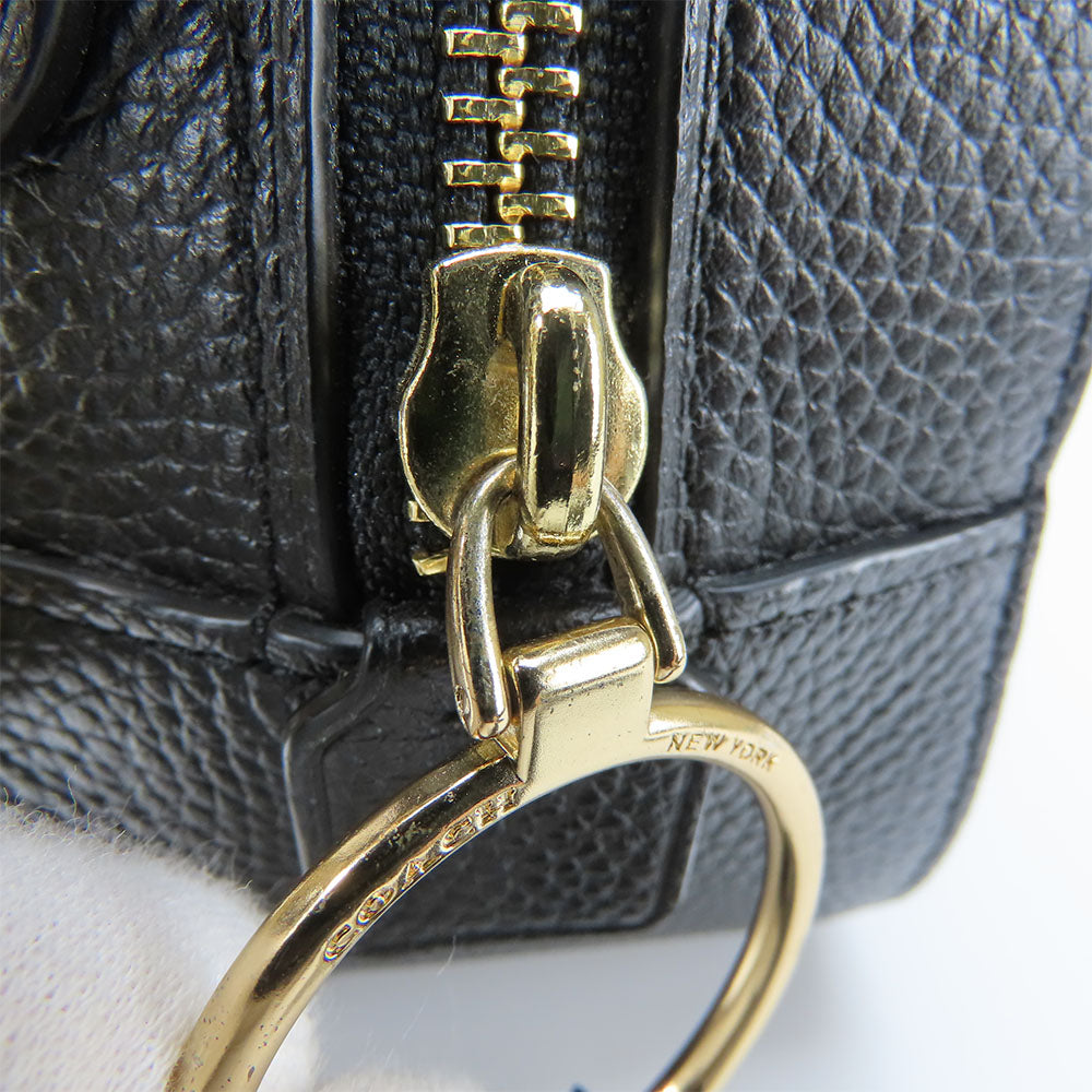 COACH Shoulder Bag 29411 leather black Women Used Authentic