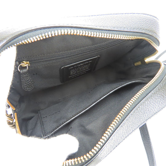 COACH Shoulder Bag 29411 leather black Women Used Authentic