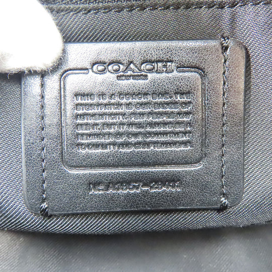 COACH Shoulder Bag 29411 leather black Women Used Authentic