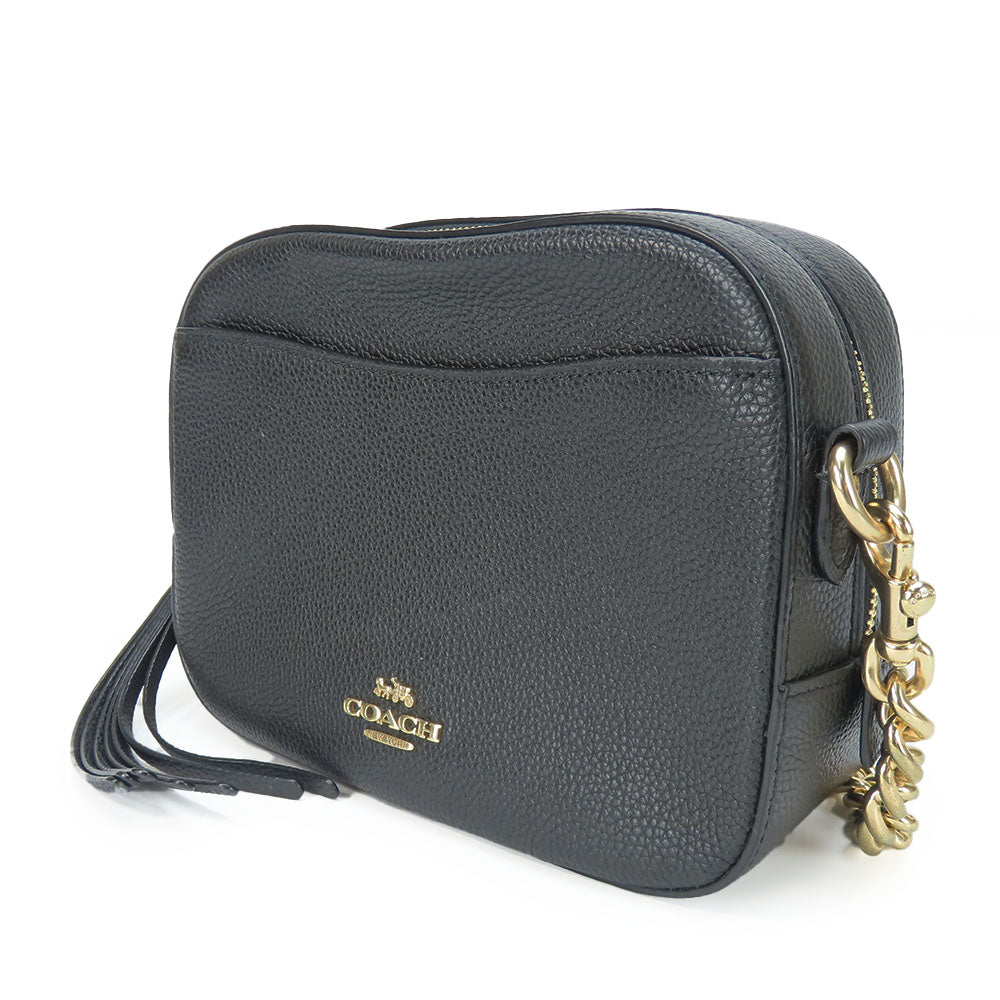 COACH Shoulder Bag 29411 leather black Women Used Authentic