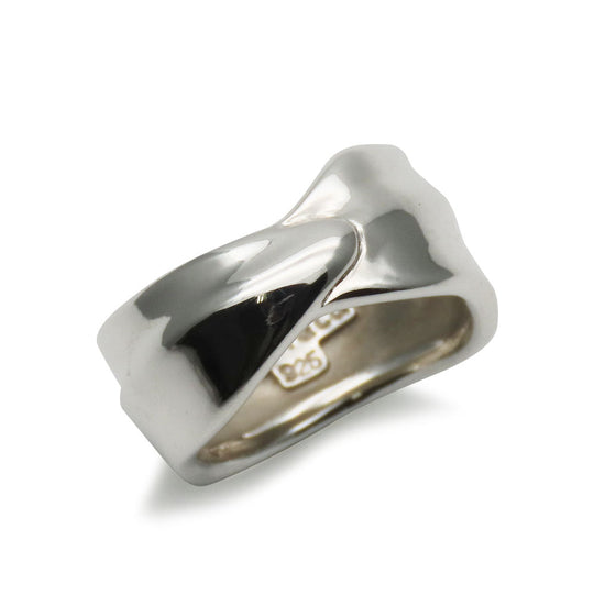 TIFFANY&Co. Ring Silver925 Silver leaf motif