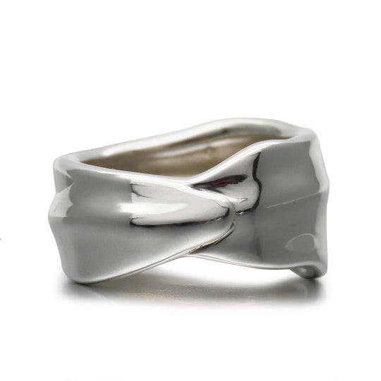 TIFFANY&Co. Ring Silver925 Silver leaf motif