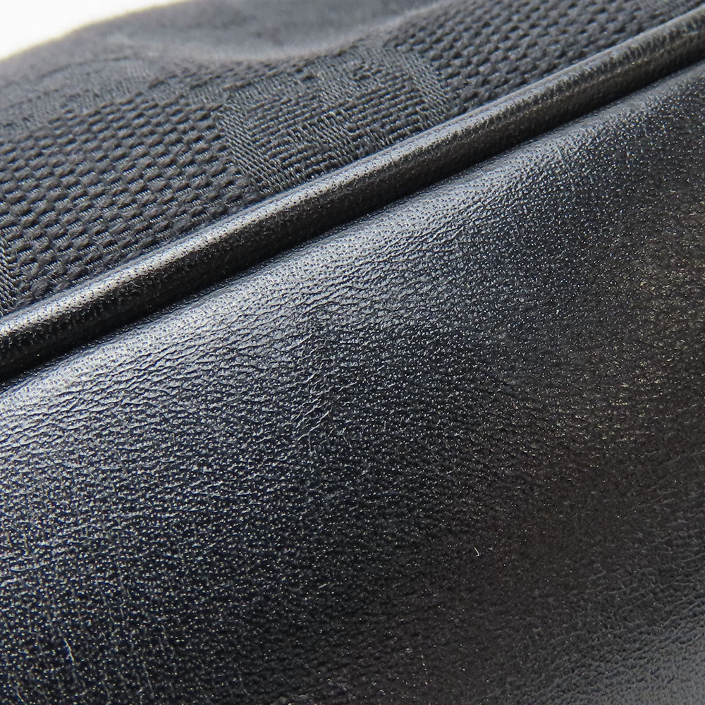 GUCCI Shoulder Bag 109097 GG canvas, leather black Women Used Authentic