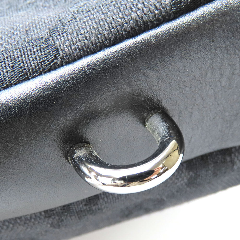 GUCCI Shoulder Bag 109097 GG canvas, leather black Women Used Authentic