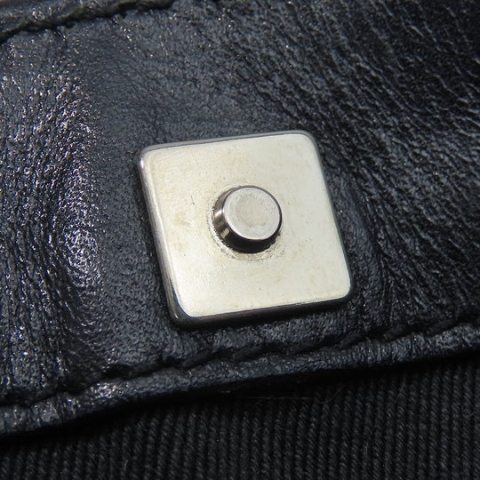 GUCCI Shoulder Bag 109097 GG canvas, leather black Women Used Authentic